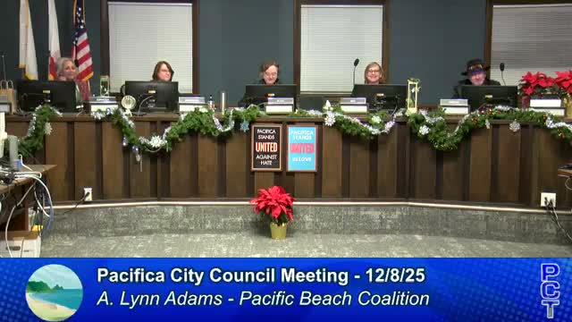 Pacifica honors Lynn Adams and Pacific Beach Coalition for decades of coastal stewardship