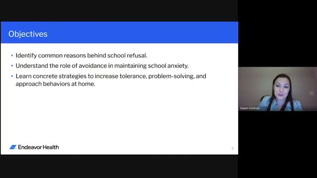 District panel and clinician offer step-by-step strategies to help students with school anxiety