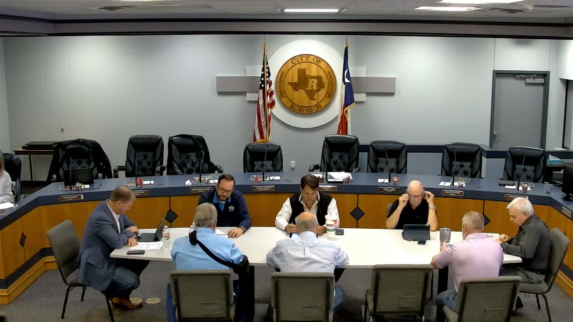 Robinson council approves interlocal cost‑share for Brazos Riverbank restoration; accepts P&Z resignation