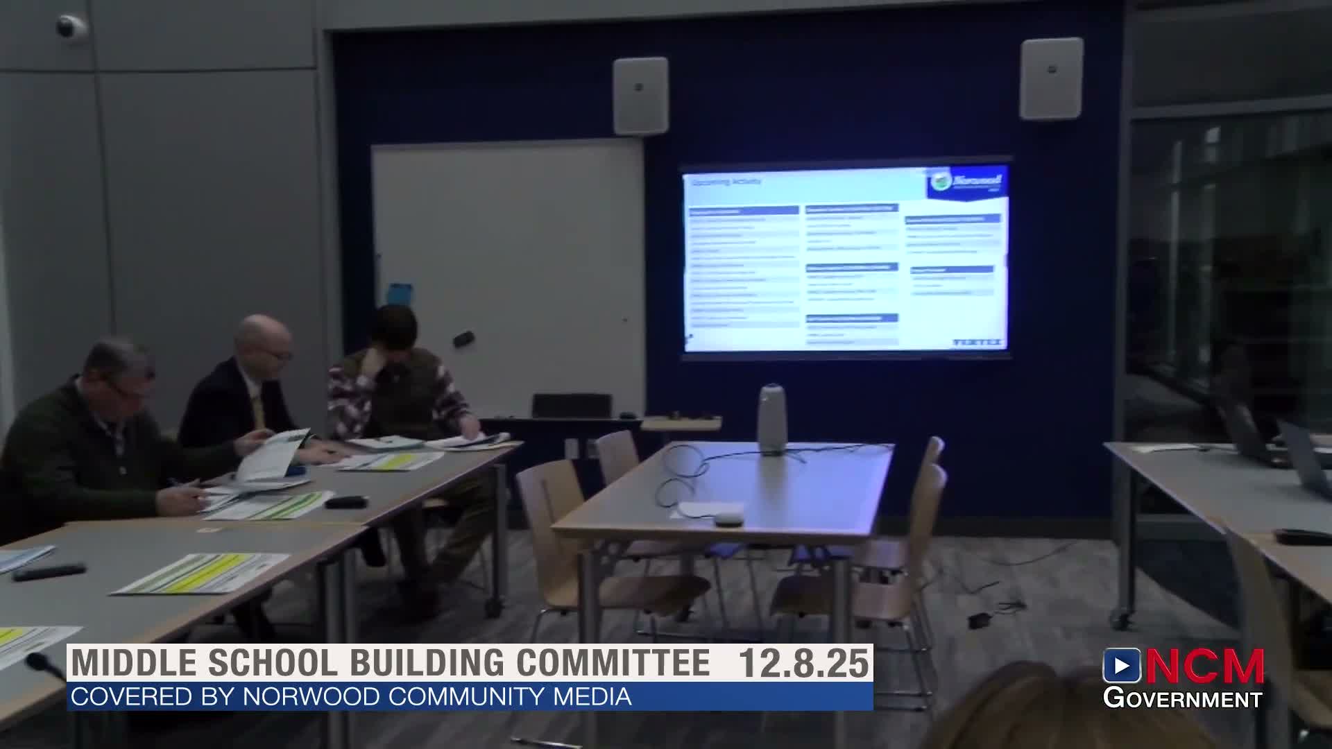 Norwood committee approves $1.28M vendor invoices, a $127,854 change order and moving amendment