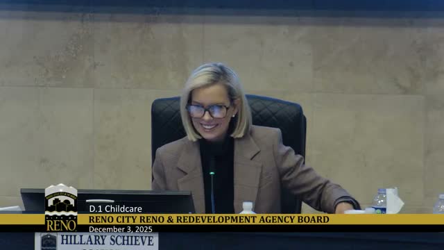Reno moves to strip permitting barriers for small child‑care providers and ease review for centers