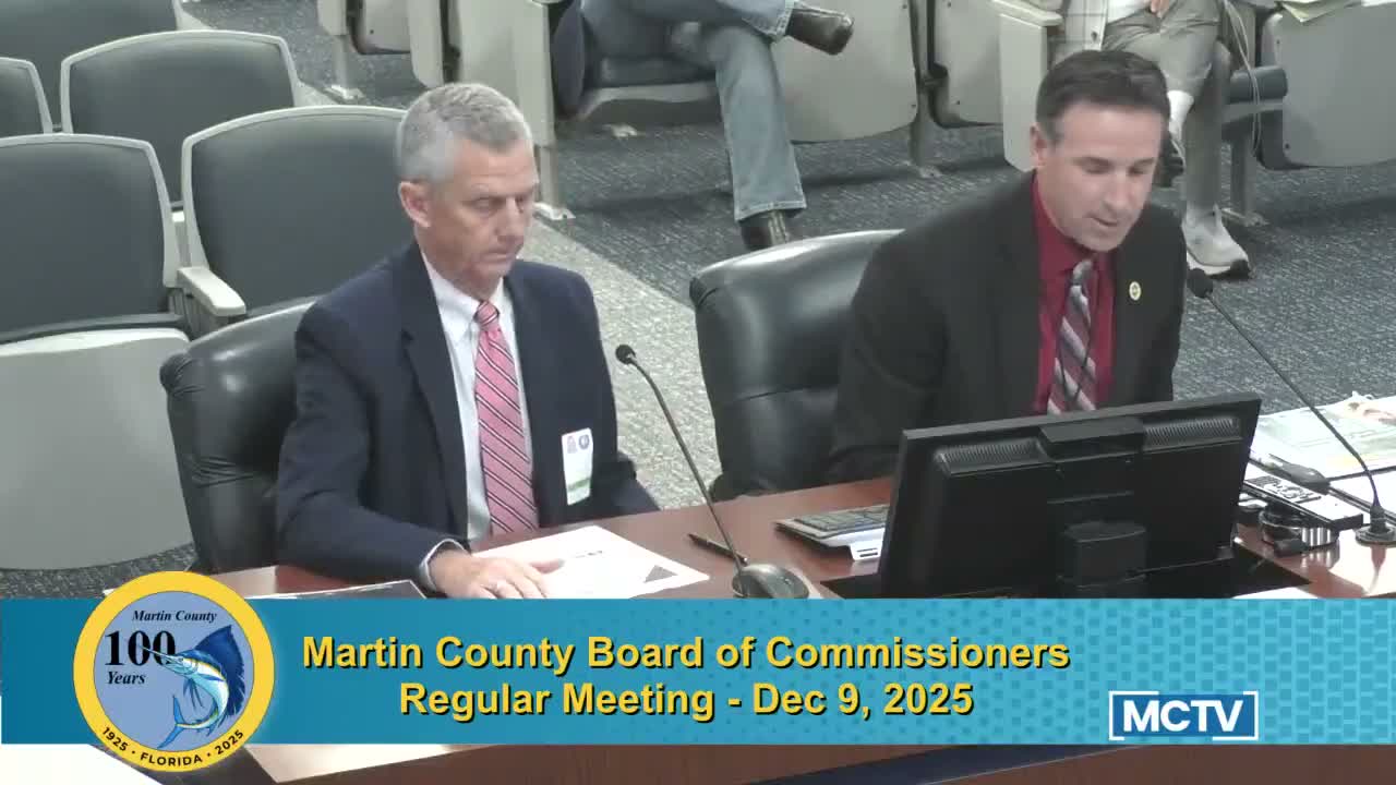 Martin County adopts 10‑year Parks & Recreation Master Plan emphasizing trails, beach access and cost recovery