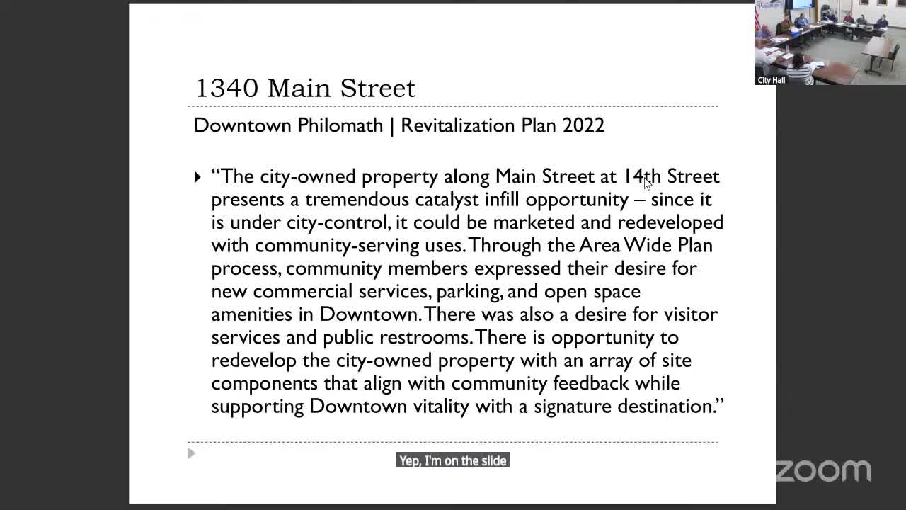 Philomath council favors mixed-use plan for city'owned former gas station, asks staff to draft RFQ