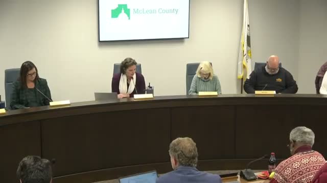 McLean County Board roundup: oath for new member, committee rosters, unanimous motions and move to closed session