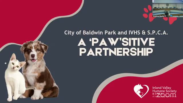 Baldwin Park staff to return proposed animal‑control contract with Inland Valley Humane Society after study session