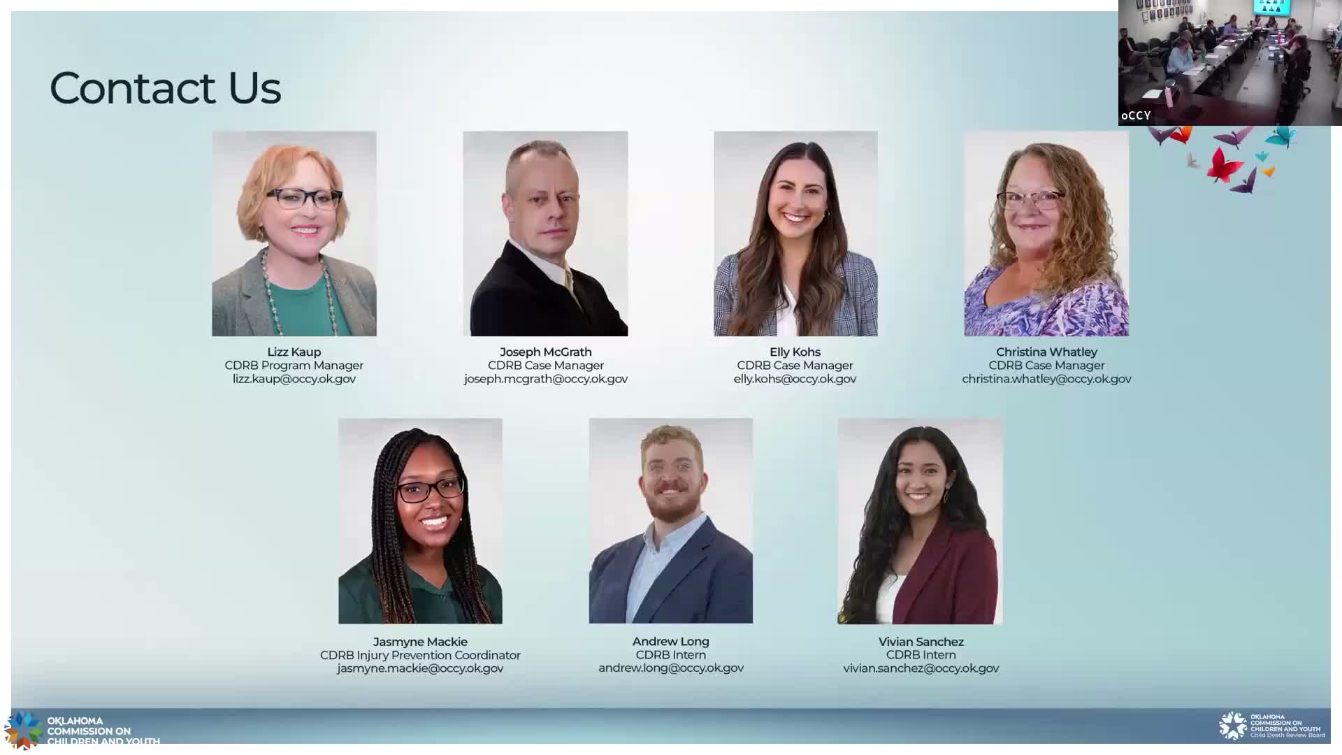 Commission approves two legislative drafts: subpoena/disclosure authority and revisions to mentoring program for children of incarcerated parents