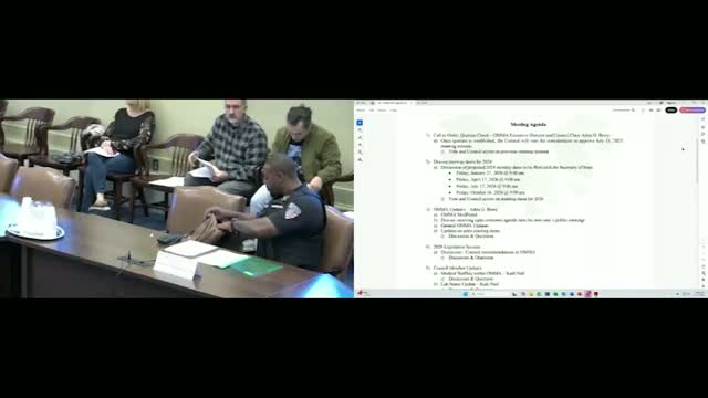 OMA council approves 2026 meeting dates and will add in‑person public comment