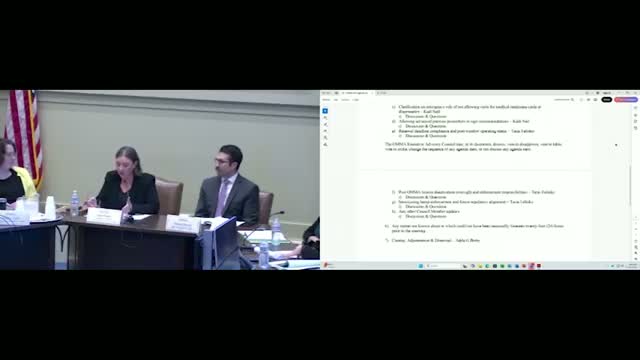 Council debates enforcement gaps, unregulated hemp products and OMA lab capacity