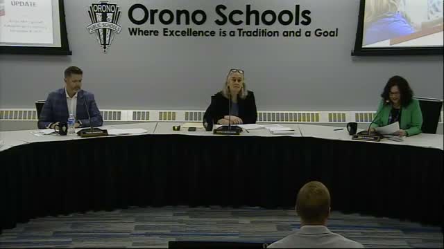 Orono board hears multi‑year facilities plan: parking-lot reclamation, four new tennis courts and building maintenance targeted for 2026