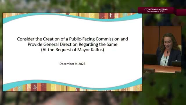 Temecula council forms ad‑hoc subcommittee to study a new public‑facing commission