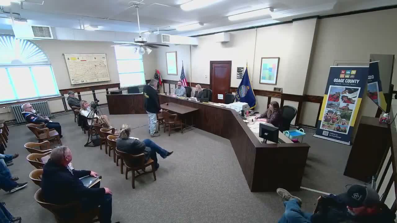 Osage County residents press commissioners over delayed tax statements and blame clerk’s office