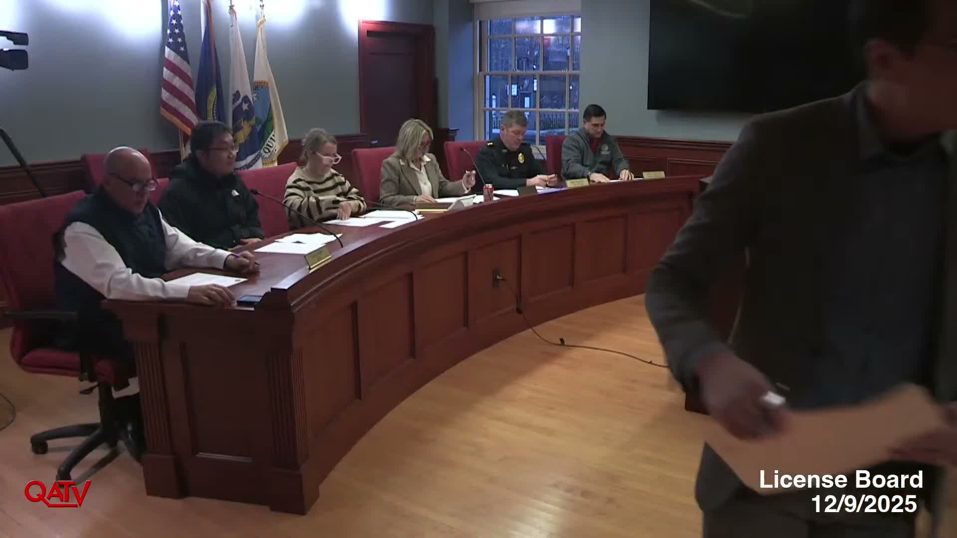 Board grants garage/repair license to Adams Service Station at 19 Independence Ave