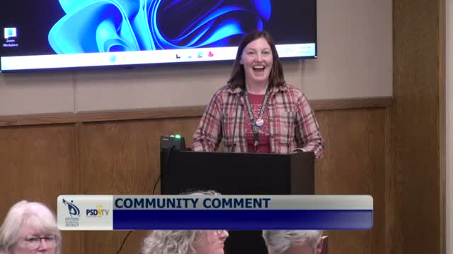 Public commenters press PSD board on calendar inequity, safety, special-education credits and levy transparency