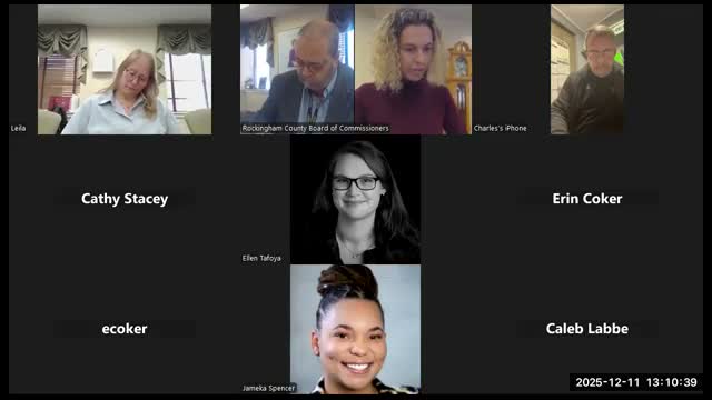 Rockingham County reviews $3.69 million accounts-payable list, flags contingency and capital pressures