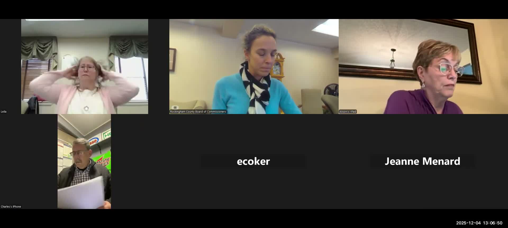 Rockingham County commissioners approve routine consent items, grants and payroll; seal two nonpublic items