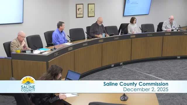 Saline County adopts 2026 meeting schedule, moves to two regular meetings per month