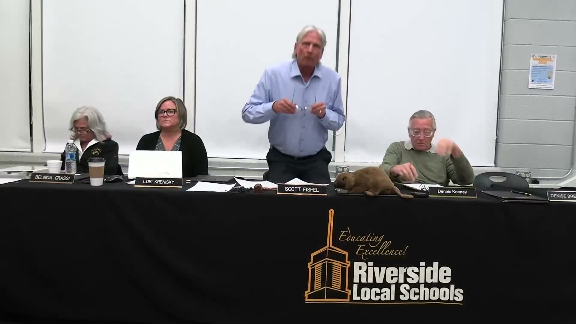 Board president places pre‑discipline and performance evaluations in public record; document lists grounds for possible superintendent discipline