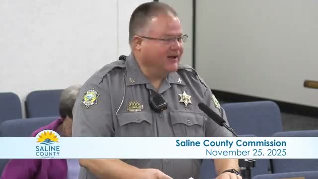 Commissioners approve higher per‑diem for KDOC inmates at Saline County jail