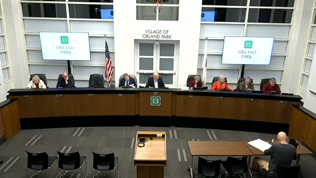 Votes at a glance: Orland Park board approves bond authorization, property actions and payment items