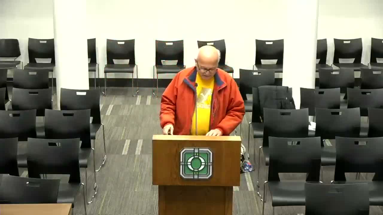 Resident Joseph Solak criticizes board, alleges broken campaign promises and rising debt