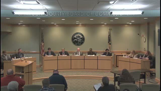 Sampson County re-elects Alan McClam as chair, Eric Pope as vice chair