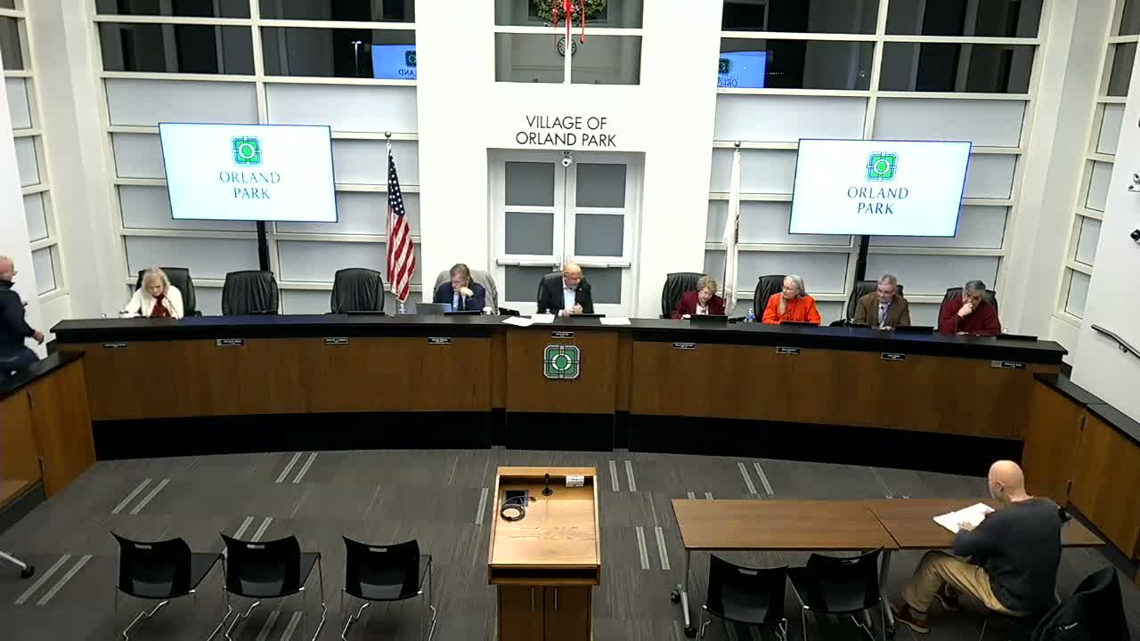 Orland Park committee recommends multiple contracts, a police ‘cruise lights’ pilot and $40.5 million bond authorization