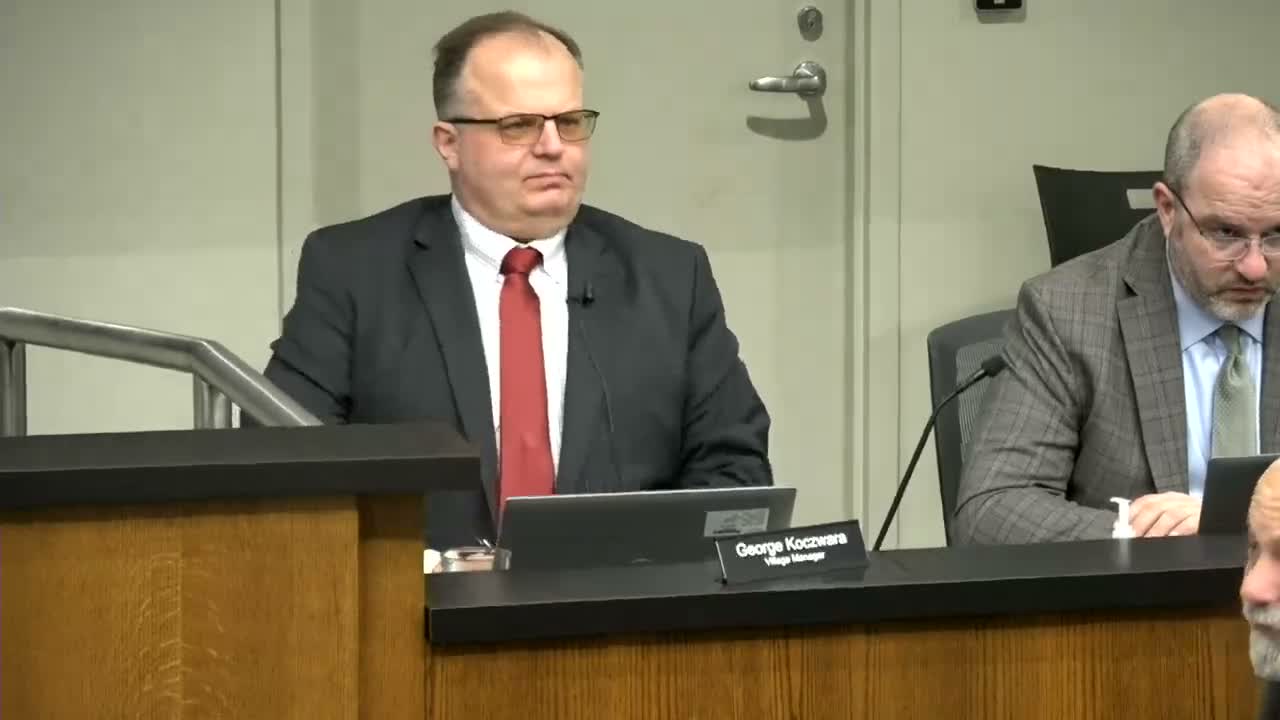 Orland Park staff brief trustees on Union Pacific–Norfolk Southern merger and potential effects of 'People Over Parking' law