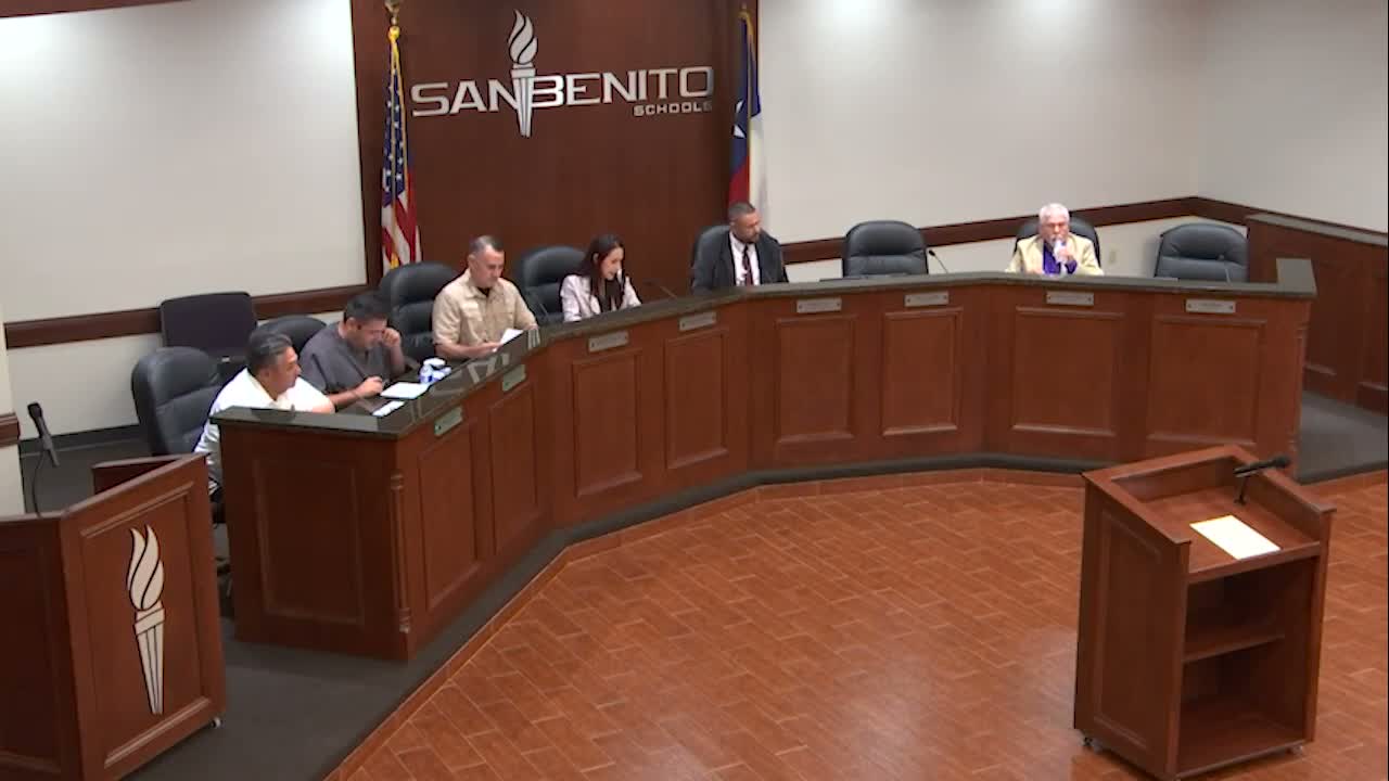 San Benito CISD recognizes student musicians and athletes; teacher thanks district for stipend policy change