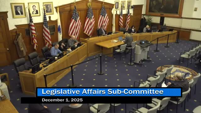Legislative Affairs Subcommittee gives favorable recommendations on housing trust and sign ordinances
