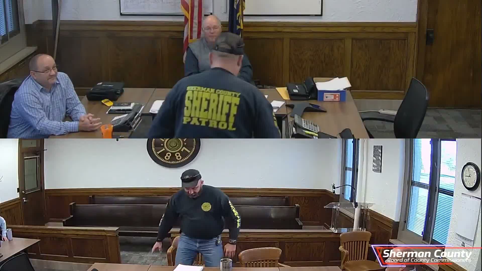 Sherman County board approves jail housing fee, buys used patrol vehicle and hears EMS updates