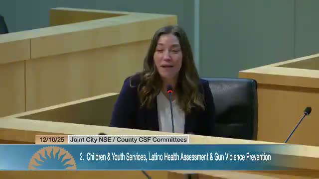 County’s Latino health assessment and gun‑violence cost study show steep disparities in East San Jose