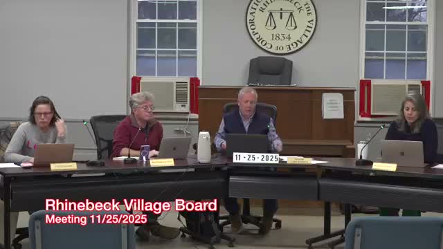Rhinebeck board approves updated credit‑card policy with five‑day documentation requirement
