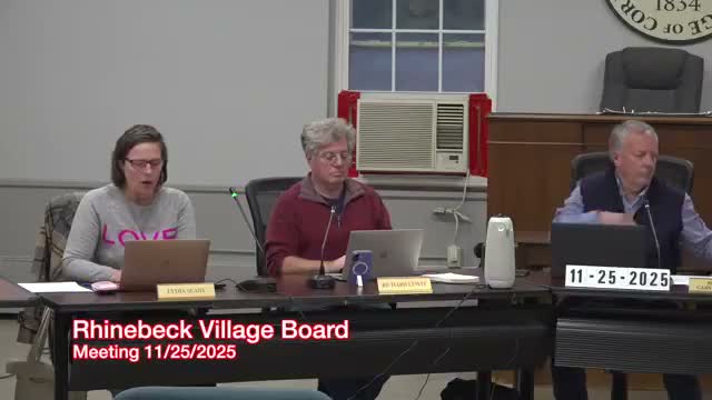 Rhinebeck board opens review of employee vacation cap and buyout options; no vote taken