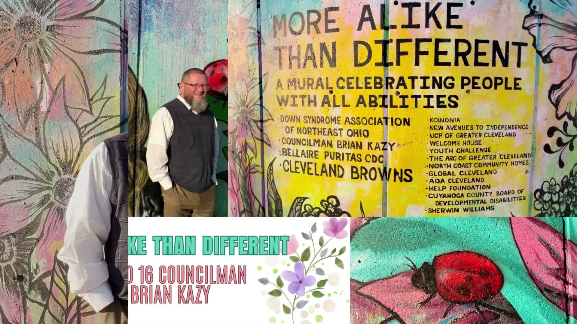 Cleveland councilman unveils phase two of 'More Alike Than Different' mural in West Park