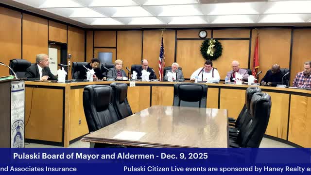 Pulaski council adopts food-truck ordinance, airport authority resolution and several administrative measures
