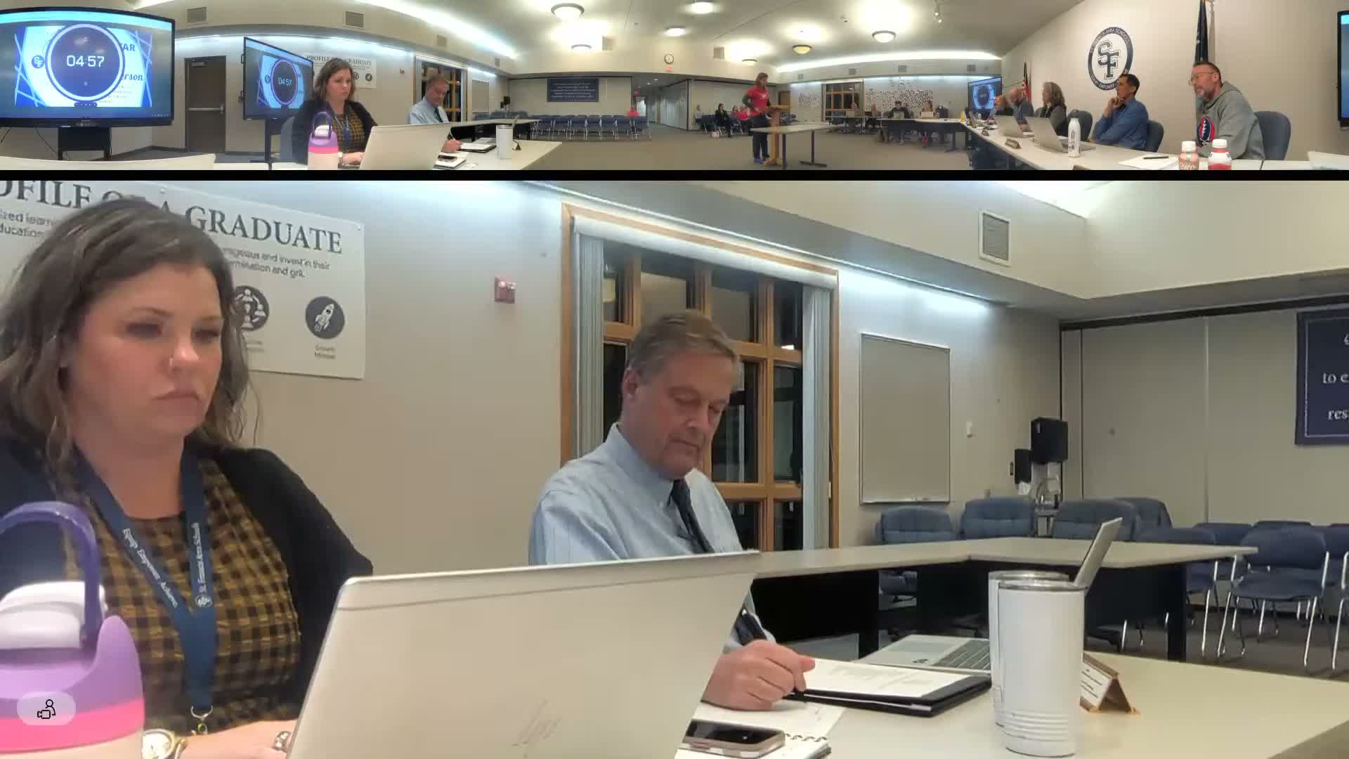 Residents and teachers urge St. Francis board to protect school libraries, add EL teacher