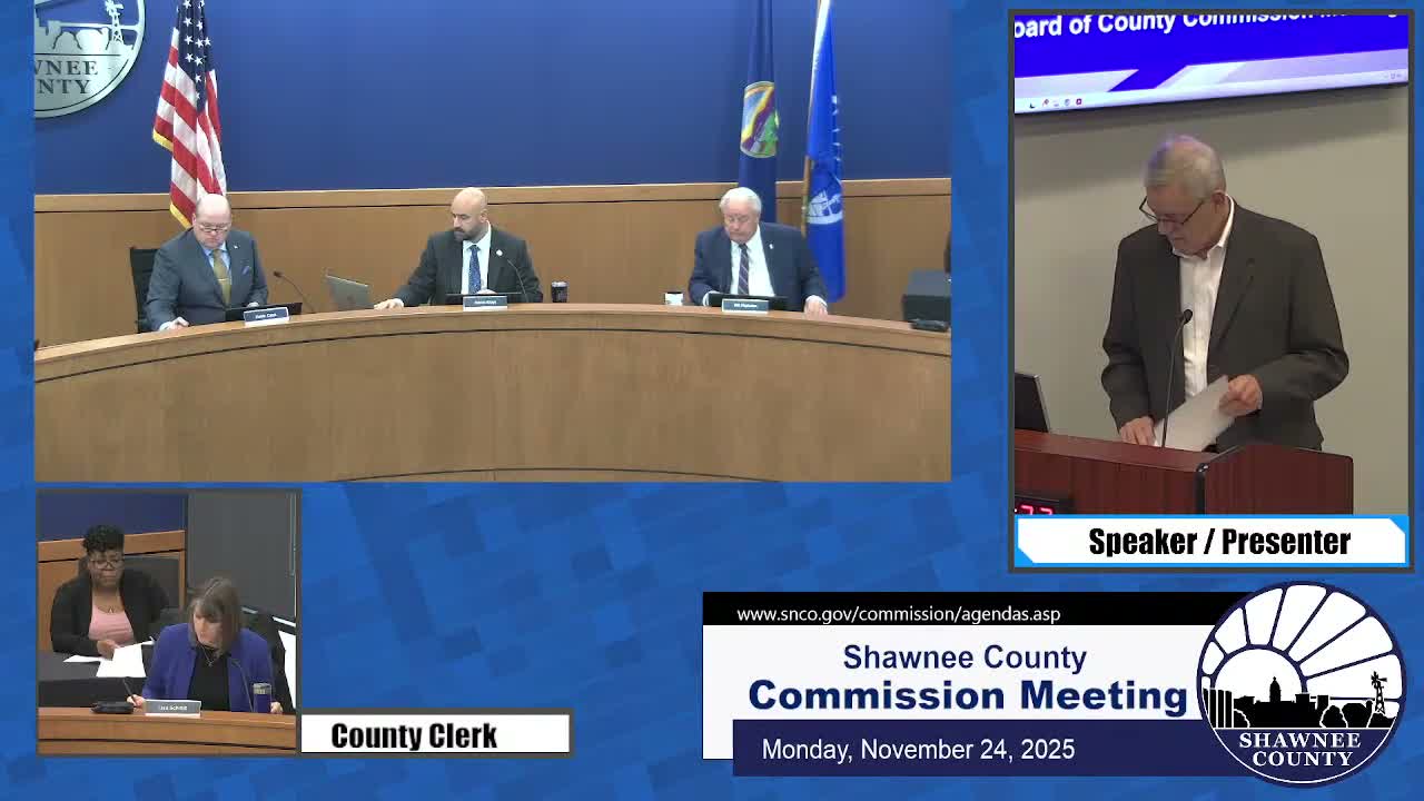 Shawnee County adopts Vision Zero-style safety resolution tied to federal Safe Streets grant