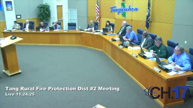 Votes at a glance: Tangipahoa Parish Fire District (Nov. 24, 2025)