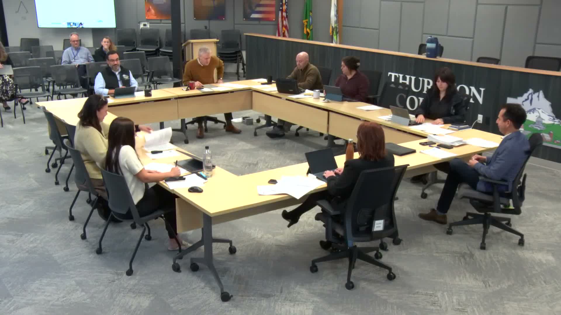 Thurston County staff present 2025–2030 Local Homeless Housing Action Plan; commissioners seek clearer implementation reporting