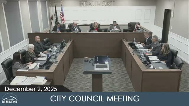 Beaumont council holds public hearing and approves first reading of comprehensive zoning code update
