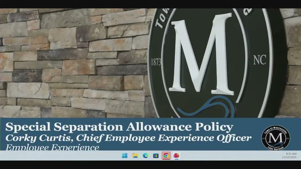 Mooresville moves forward with town-funded separation allowance for firefighters and 9-1-1 communicators