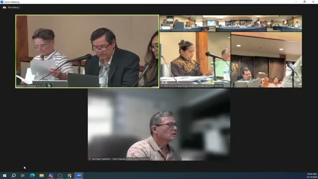 Commission approves koa reforestation lease with amended fee; staff to provide annual progress reports