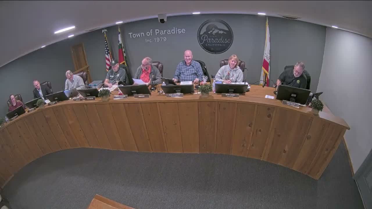 At a glance: Paradise Council votes — mayor/vice mayor, appointments, promotions and road‑rehab approvals