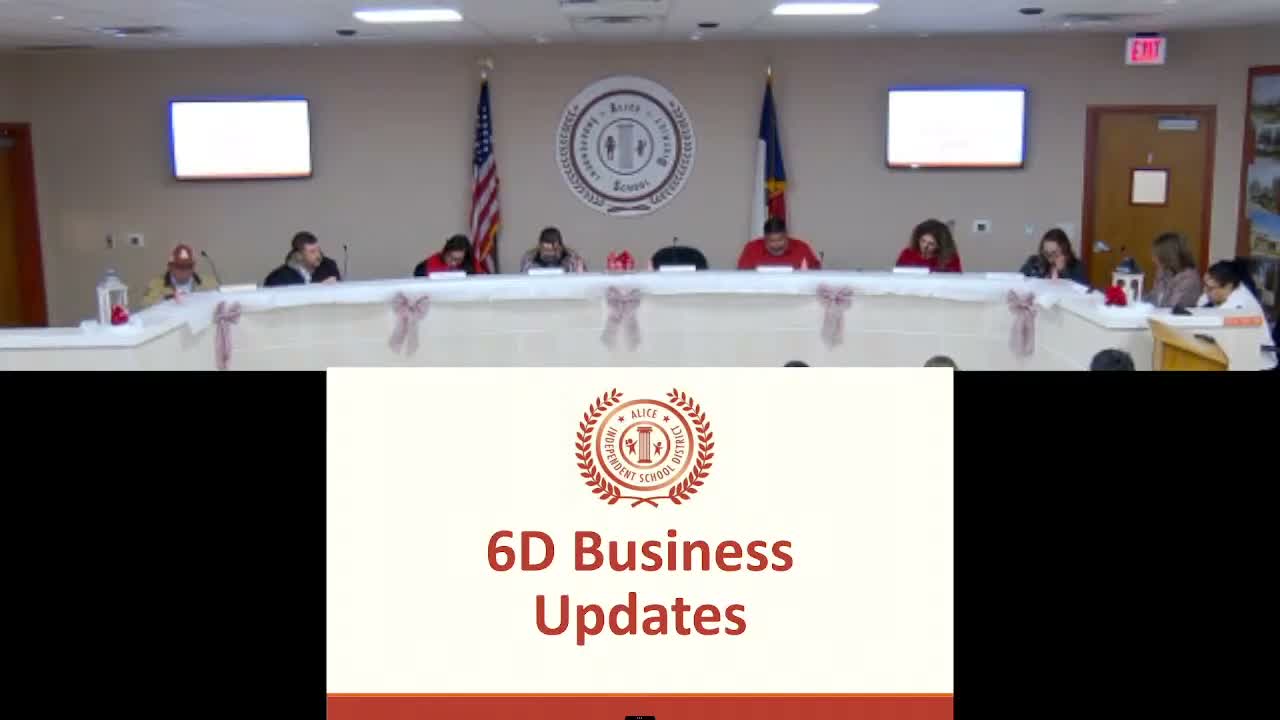 Alice ISD board approves broker contract, moves to exit TRS‑Care participation and adopts administrator incentives