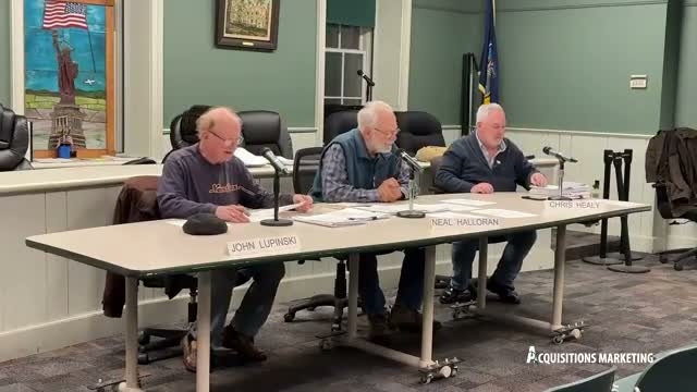 Goshen ERB defers detailed review of MC 3 Ventures until revised plans and water details are filed