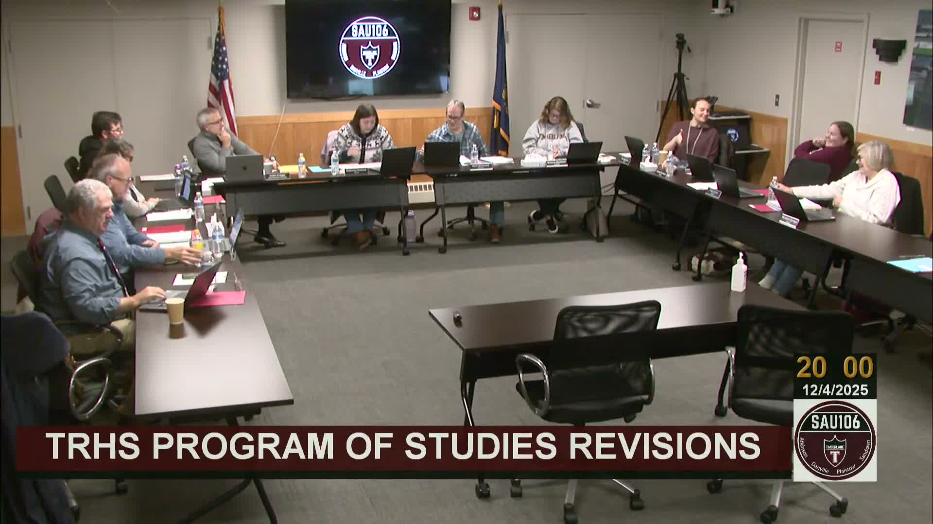 Timberlane board approves $90.5 million FY27 default budget after lengthy special‑education discussion