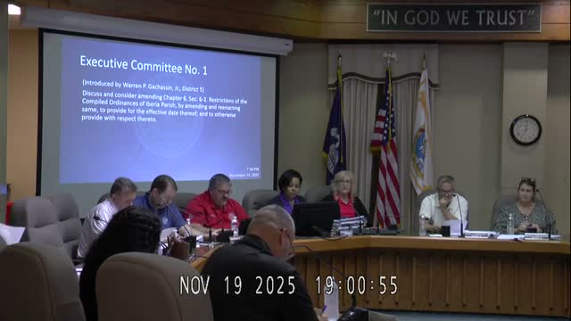 Executive committee backs extended bar hours for unincorporated establishment