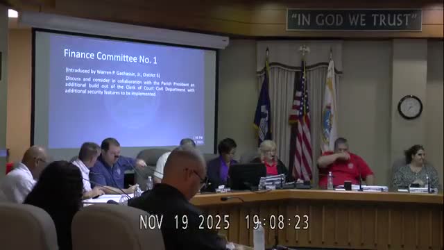 Finance committee approves $64,500 for Clerk’s office security build-out