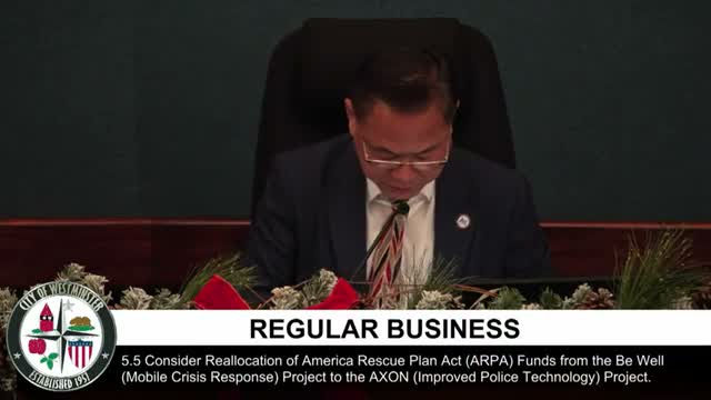 Votes at a glance: Westminster City Council actions, Dec. 10, 2025