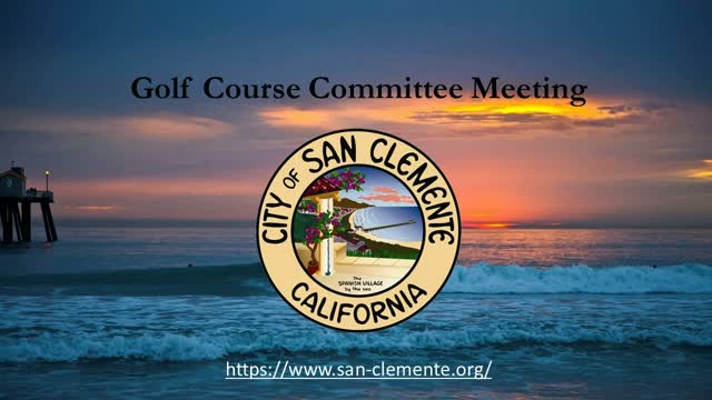San Clemente committee votes to recommend comprehensive RFP for municipal pro shop, keeps key revenue streams with city